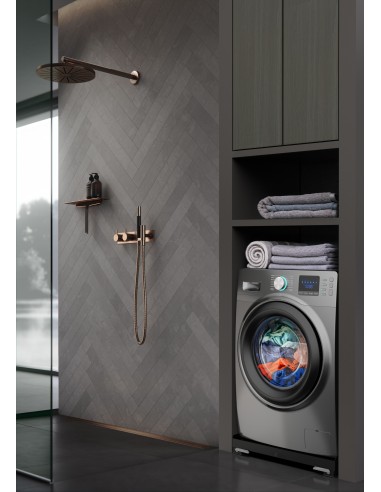 MELICONI BASE MOVE BLACK IN PLASTICA RICICLATA ANTIVIBRAZIONE RUOTE