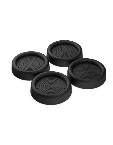 MELICONI BASE SUPPORTI GOMMA NERO ANTIVIBRAZIONI 6,5CM DIAMETRO