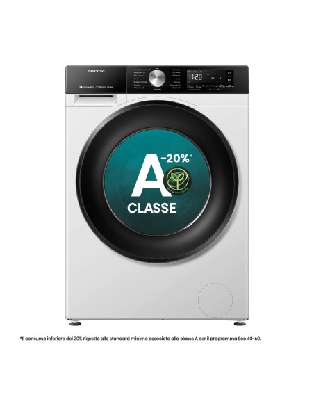 HISENSE WF3S1043BW3 LVB A-20% 10,5KG 1400G INVER. VAPORE JET WASH WIFI