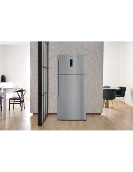 WHIRLPOOL W84TE72X2N FRIGO D.P. E  NF INOX 587LT H186 L84 P75 DISPLAY