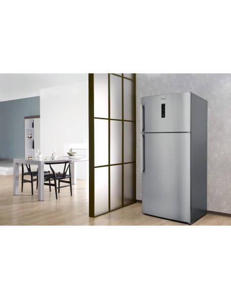 WHIRLPOOL W84TE72X2N FRIGO D.P. E  NF INOX 587LT H186 L84 P75 DISPLAY