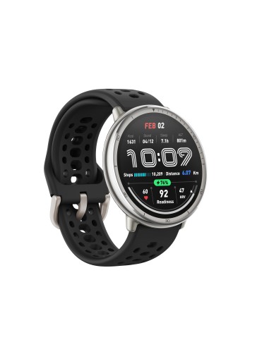 AMAZFIT ACTIVE2 ROUND BLACK SPORT  SILICONE