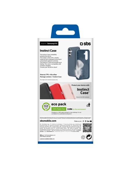SBS TEINSTSAA1 SAMSUNG A16 COVER INSTINCT BLU
