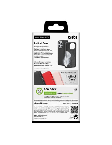 SBS TEINSTIP1661PK IPHONE 16 PRO COVER INSTINCT NERO