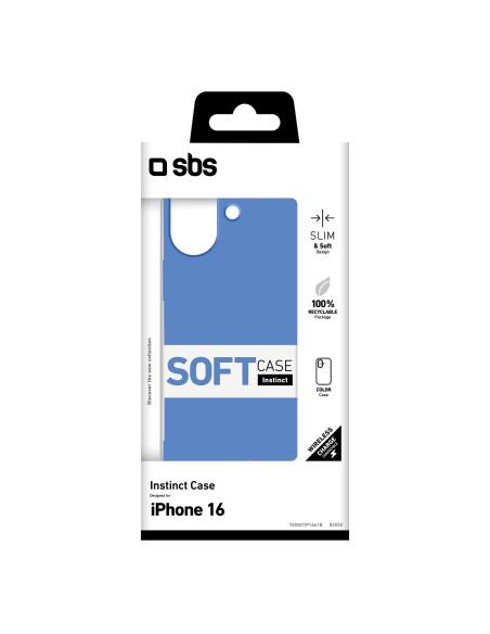 SBS TEINSTIP1661B IPHONE 16 COVER INSTINCT BLU