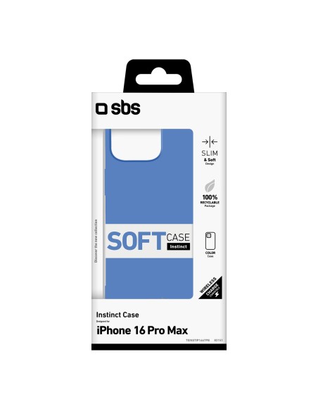 SBS TEINSTIP1667PB IPHONE 16 PRO MAX COVER INSTINCT BLU