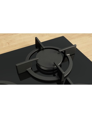 BOSCH PPQ7A6I15 PIANO COTTURA 75 CM VETRO TEMP. NERO 5F GRIGLIE GHISA