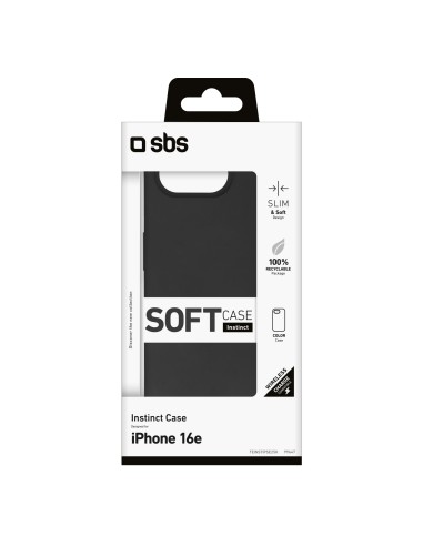 SBS TEINSTIPSE25K IPHONE 16E COVER INSTINCT NERO