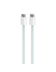 PURO PUCCCFABK415MTLBLUE CAVO IN TESSUTO USB-C/USB-C 1,5M 60W AZZURRO