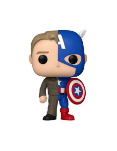 FUNKO POP MARVEL SPLIT CAPTAIN A STEVE R 2
