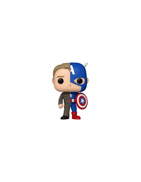 FUNKO POP MARVEL SPLIT CAPTAIN A STEVE R