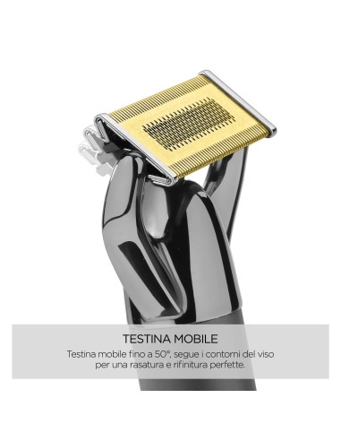 BABYLISS OT991E REGOLABARBA TRIMMER WATERPROOF 45 MIN. CUSTODIA