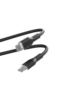 PURO PUCAPLTUSBCICONBLK CAVO SOFT USB-C/LIGHTNING 1.5M NERO