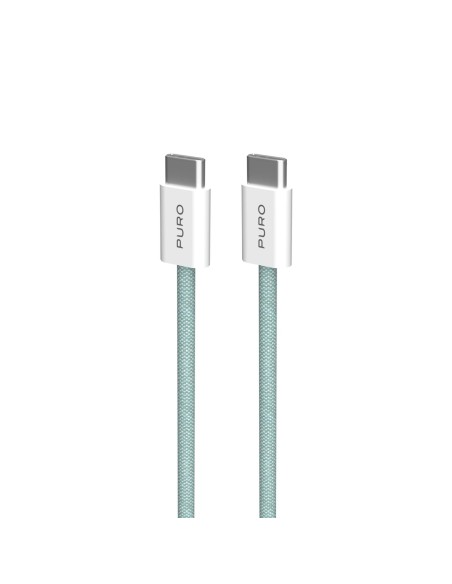 PURO PUCCCFABK415MTNGRN CAVO IN TESSUTO USB-C/USB-C 1,5M 60W VERDE