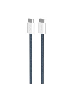 PURO PUCCCFABK415MTDKBLUE CAVO IN TESSUTO USB-C/USB-C 1,5M 60W BLU SCU