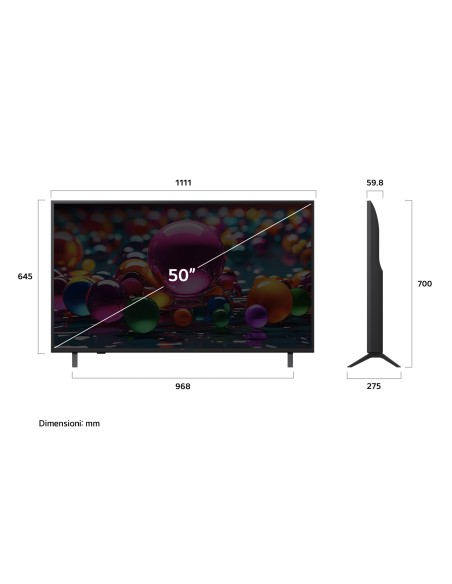 LG 50UA75006 TVC 50" 4K SMART      TVSAT