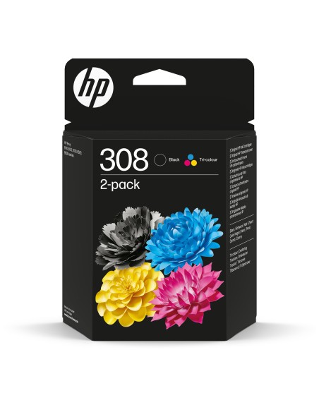 HP 308 NERO/COLORE 6L6S6UE MULTIPACK CARTUCCE