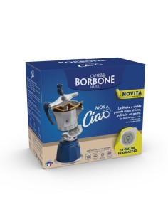 BORBONE MOKACIAO CAFFETTIERA 3TZ   MOKA INDUZIONE A CIALDE