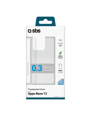 SBS TESKINOPR13T OPPO RENO 13 COVER IN GOMMA TRASPARENTE