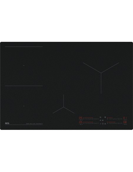 AEG TI84IB30IZ PIANO COTTURA INDUZIONE 80CM 4F SAPHIRMATT NERO OPACO