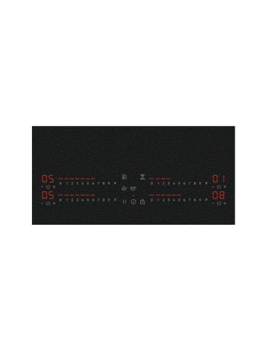 AEG TI84IB30IZ PIANO COTTURA INDUZIONE 80CM 4F SAPHIRMATT NERO OPACO