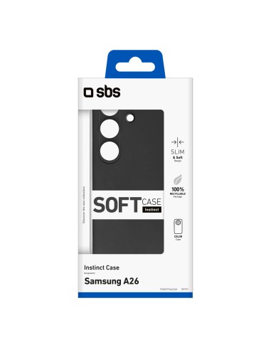 SBS TEINSTSAA26K SAMSUNG A26 COVER RIGIDA TPU NERO