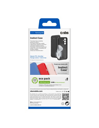 SBS TEINSTSAA26K SAMSUNG A26 COVER RIGIDA TPU NERO