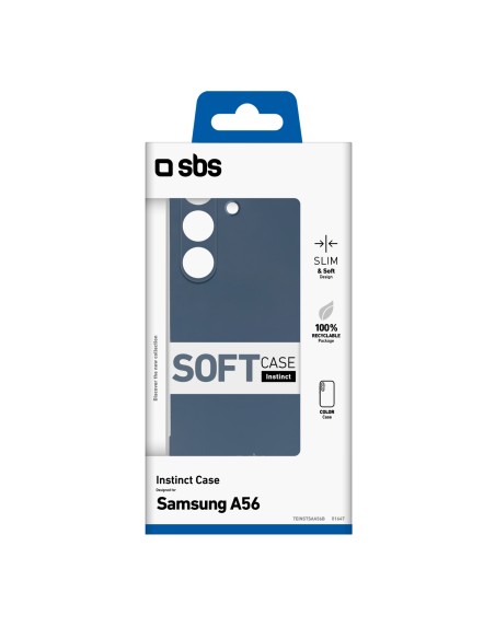 SBS TEINSTSAA56B SAMSUNG A56 COVER RIGIDA TPU BLU