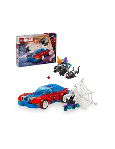 LEGO SUPER HEROES MARVEL AUTO DA CORSA DI SPIDER-MAN E VENOM GOBLIN
