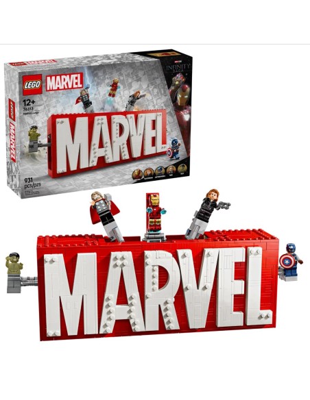 LEGO SUPER HEROES MARVEL LOGO E MINIFIGURE MARVEL