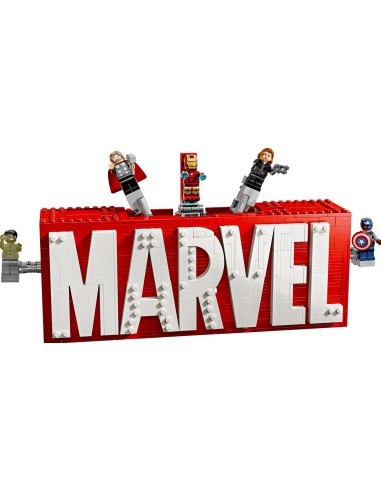LEGO SUPER HEROES MARVEL LOGO E MINIFIGURE MARVEL