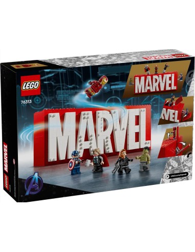 LEGO SUPER HEROES MARVEL LOGO E MINIFIGURE MARVEL
