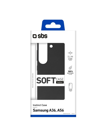 SBS TEINSTSAA36K SAMSUNG A36 COVER RIGIDA TPU NERO