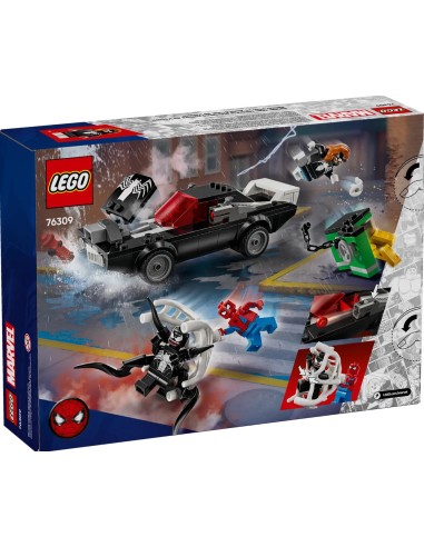 LEGO SUPER HEROES MARVEL SPIDER-MAN CONTRO MUSCLE CAR DI VENOM