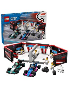 LEGO CITY FORMULA 1 GARAGE CON MONOPOSTO MERCEDES-AMG E ALPINE F1®