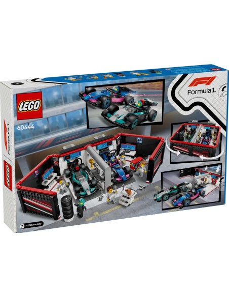 LEGO CITY FORMULA 1 GARAGE CON MONOPOSTO MERCEDES-AMG E ALPINE F1®