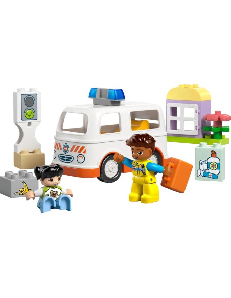LEGO DUPLO TOWN AMBULANZA E AUTISTA