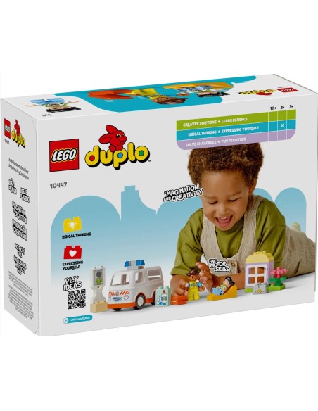 LEGO DUPLO TOWN AMBULANZA E AUTISTA
