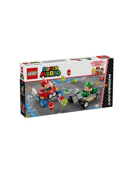 LEGO SUPER MARIO MARIO KART: BABY  MARIO VS BABY LUIGI