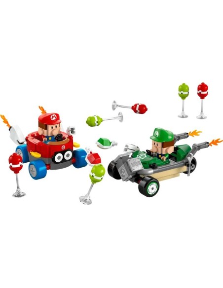 LEGO SUPER MARIO MARIO KART: BABY  MARIO VS BABY LUIGI