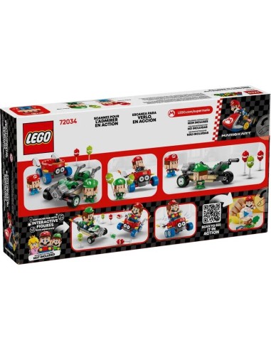 LEGO SUPER MARIO MARIO KART: BABY  MARIO VS BABY LUIGI