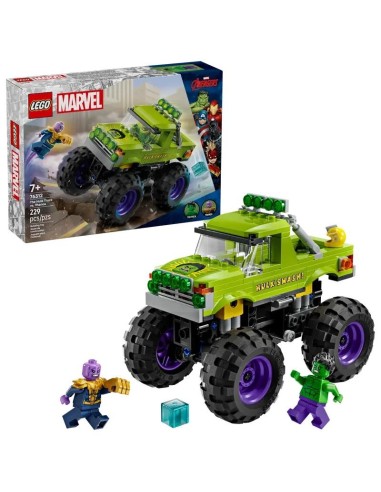 LEGO SUPER HEROES MARVEL TRUCK DI HULK CONTRO THANOS