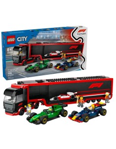 LEGO CITY FORMULA 1 GARAGE CON MONOPOSTO MERCEDES-AMG E ALPINE F1®