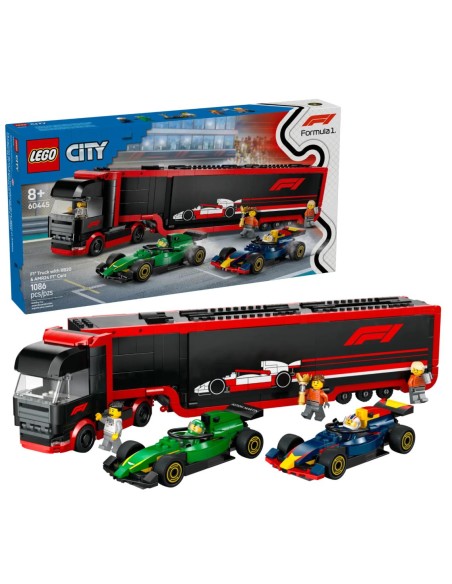 LEGO CITY FORMULA 1 GARAGE CON MONOPOSTO MERCEDES-AMG E ALPINE F1®