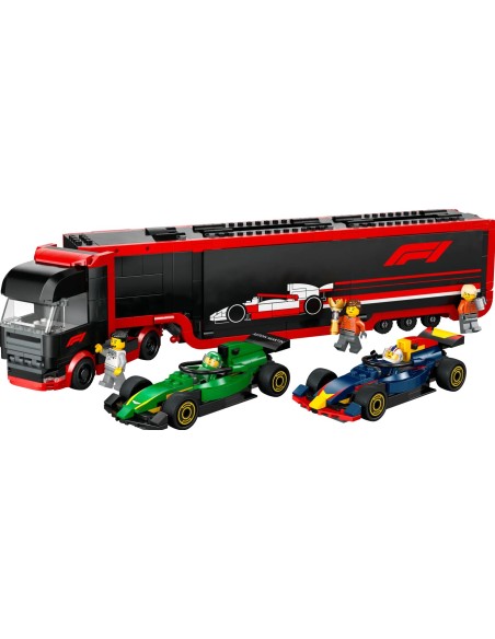 LEGO CITY FORMULA 1 GARAGE CON MONOPOSTO MERCEDES-AMG E ALPINE F1®