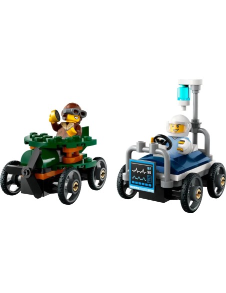 LEGO CITY GREAT VEHICLES PACK VEICOLI DA CORSA: AEREO CONTRO LETTO D O