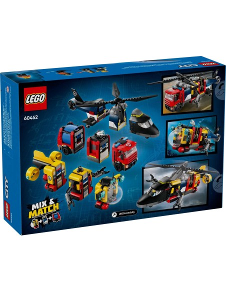 LEGO CITY GREAT VEHICLES ELICOTTERO AUTOPOMPA E SOTTOMARINO
