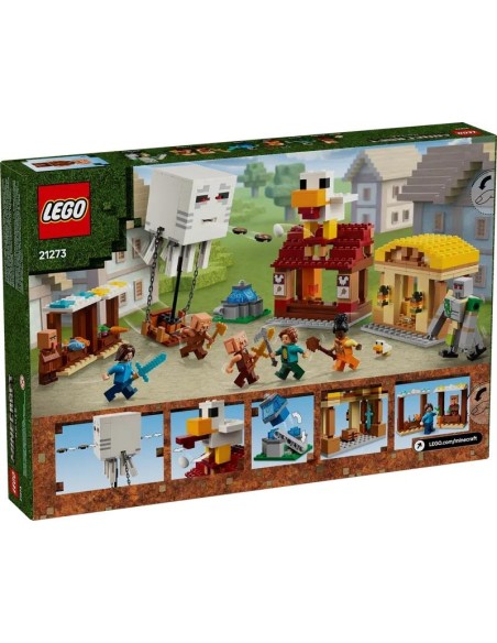 LEGO MINECRAFT ATTACCO AL VILLAGGIO DEL GHAST-PALLONE