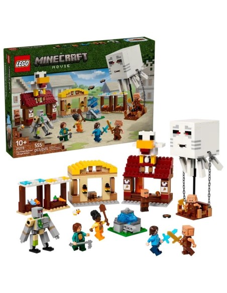 LEGO MINECRAFT ATTACCO AL VILLAGGIO DEL GHAST-PALLONE