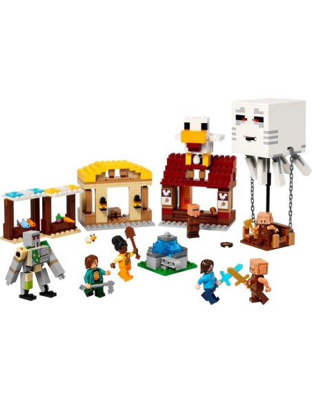 LEGO MINECRAFT ATTACCO AL VILLAGGIO DEL GHAST-PALLONE